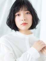 ドクターズ サロン ラブ(Dr's Salon LAB)&nbsp;髪質改善ウェットアッシュブラックミニボブn古河20代30代40代