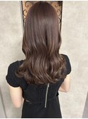 ピンクブラウンカラー　ピンクブラウン/ワンカラー/韓国