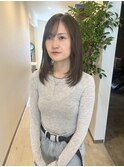 オリーブグレージュ×サイドレイヤー☆