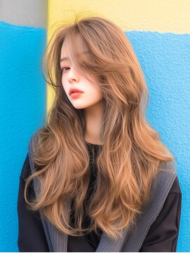 ラベスト キョウト(LOVEST) 風に揺れるベージュレイヤー○20代30代40代