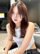 シティ(CITY) ミディアムレイヤー 韓国風レイヤーカット ハッシュカット