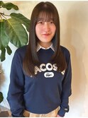 ダークアッシュ 顔周りレイヤー 髪質改善【20代/30代/40代】