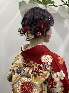 ヘアメイク エイト キリシマ(hair make No.8 kirishima) 成人式アレンジ