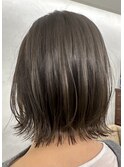 くすみ系カラー◎オリーブアッシュ
