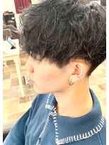 アンフィ ヘアー(Amphi hair)&nbsp;スパイラルパーマメンズマッシュパーマツイストパーマ