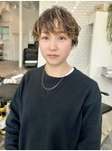 ショートヘアニュアンスパーマ