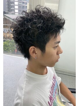 デュー 栄(DEW) 【DEW】スパイキーショート/ツイストピンパーマ/ツーブロック