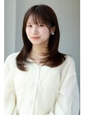 大人可愛い◎似合わせカットイメチェンハッシュカットロング