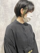 スイヘアデザイン 久留米(suii.. hair design) インナーグリーン/ショート/NOBU