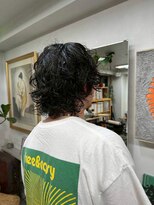 リブロ 三軒茶屋(LIBRO)&nbsp;スペインカールフェザーパーマニュアンスパーマフェード