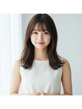 コトナ 越谷店 マロンベージュ美髪前下がりレイヤーカット越谷20代30代40代