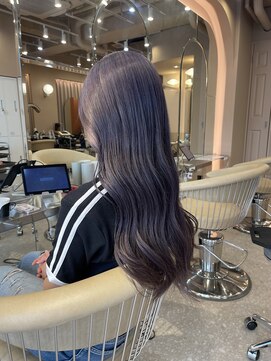 ビューティーガレージ カワゴエ(Beauty Garage Kawagoe) 【森田限定】1ブリーチで作るブルーラベンダー