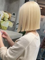 アポロ 横浜駅店(apollo)&nbsp;xカラー/ホワイトグレージュ/レイヤーカット/チェリーブラウン