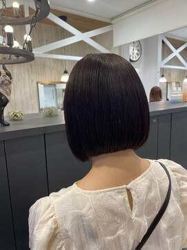 コスタ オブ リシェール(The COSTA of RICHAIR) ボブ/ミニボブ/ボルドーカラー/ボルドーブラウン/秋色/越谷