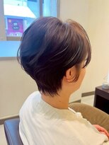 ソシエ 山陽姫路店&nbsp;ダークブラウン×丸みショート