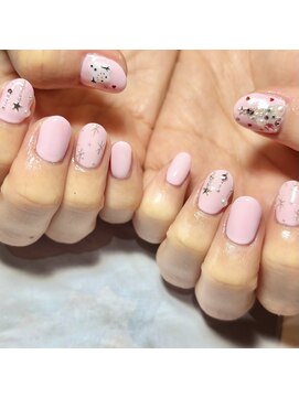 ヘアーアンドネイル キ アンティ(Hair&Nail Ki anty) ピンククリスマスネイル