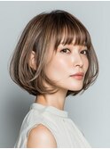 クラゲヘアー/小顔/ココアベージュ/オリーブグレー/川西