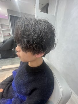 トゥーン 川崎店(TOON) 波巻き/シャドーパーマ/センターパート