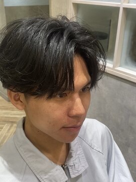 ベル 桑名(BHEL) 桑名フェザーショートフェザーパーマセンターパートウルフゆるめ