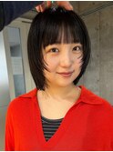 ボブレイヤー顔まわりレイヤーレイヤーボブ顔まわりカットボブ