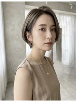 ゲイン(Gain) ショートカットx白髪ぼかしx髪質改善x縮毛矯正xダブルカラー