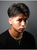 アップバング ハイライト 鹿児島 メンズ