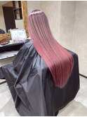 バレイヤージュ、ハイライト、レイヤーカット、ダブルカラー