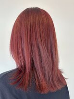 ヘアデザイン アンジェロ(Hair Design Angelo)&nbsp;カシスレッド/20代/30代/40代