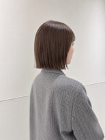 フォト 新宿三丁目(foto)&nbsp;髪質改善地毛風縮毛矯正くびれレイヤー切りっぱなしボブ