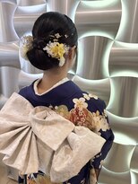 ウィーブリスタ(Weve Rista) 成人式ヘアセット×上品シニヨン
