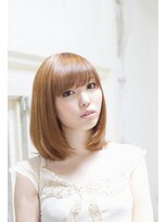 ユアーズ ヘアー 新宿店(youres hair) 【明るめのカラーでも好印象】艶々☆ナチュラルストレート