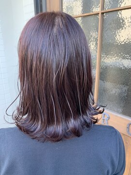 ヘアストーリーゼロ Hair Story ZERO 外ハネピンクでモテまくり