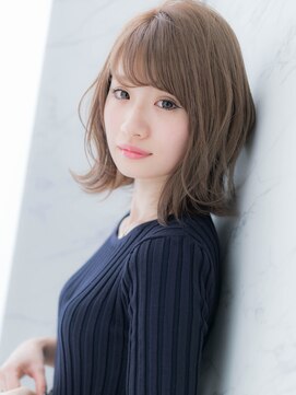 ローレン(LOREN) ＊LOREN＊透明感/ミルクティーカラー/外ハネ/くびれセミディ