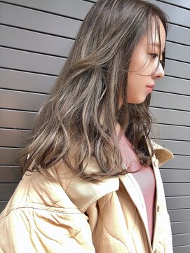 ワール(whirl.) ハイライト×パールベージュ×上質柔らかlong☆