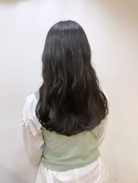 ロレ バトヘアー 下北沢(lore bat.hair)&nbsp;アッシュグレーの暗髪カラー