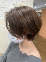 ベルベットヘア 千早店(Velvet hair)&nbsp;癖毛でも可愛くなれる！シアーショート 【福岡 聖容】