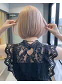ペールベージュ×ホワイトグレージュ×ピンクベージュ