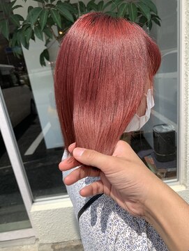 ハク(haku) #吉原color カシスカラーと切りっぱなしボブ