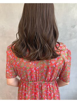 キチ(kichi.) [kichi.] セミロング×シフォンブラウン