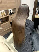 アルコイリスバイドールヘアー(ARCOIRIS by Dollhair)&nbsp;ノームコアフレンチボブ男色系カラーパーマボブくびれヘア都島