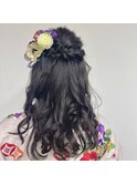 【BelleCoupes】岡本真由美 卒業式袴着付けヘアセット