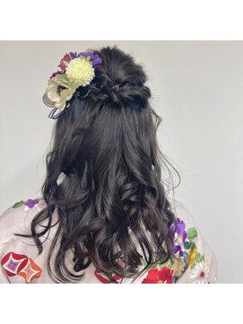 ベルクープス 天王寺店(Belle Coupes) 【BelleCoupes】岡本真由美 卒業式袴着付けヘアセット