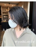 ハク(haku)&nbsp;[吉原勇気]大人デザインハイライト×レイヤーボブ