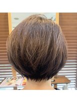 マーズソレイユラモード(mars soleil la mode) 大人可愛い20代30代40代前下がりショートボブ似合わせカット◎