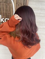 フゥカ 類家店(fuka)&nbsp;【春カラー＊。】チェリーピンク×ミルクティーベージュ