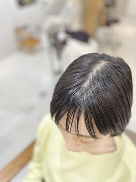 ベンチ 高田馬場店(bench) ショートボブ アッシュカラー