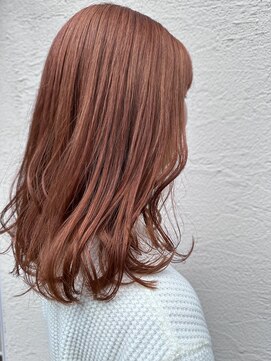 ジィップクリニカ(Zip clinica) 夏に最高のオレンジカラー 担当-木村優伽 (ブリーチ歴あり)