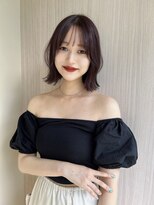 シーテ(Ciete)&nbsp;MOE ダークラベンダー×ぱつっとトレンドBob