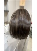 髪質改善カラー/白髪ぼかしハイライト