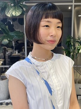 フィルムス 表参道(FILMS) くびれヘア/アプリコットオレンジ/髪質改善/縮毛矯正/表参道